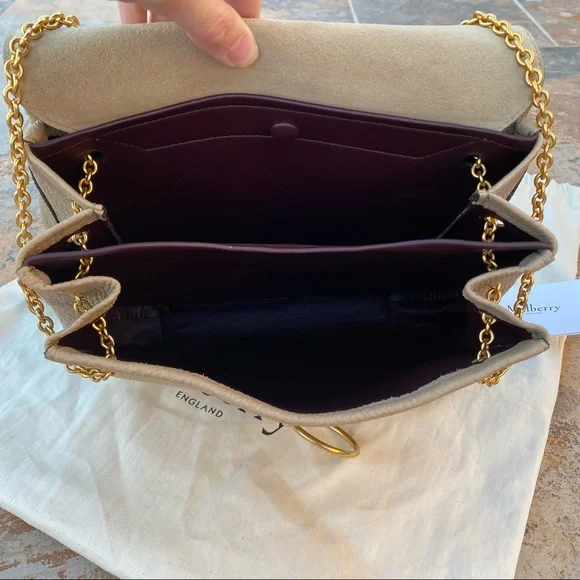 SOLD Mulberry Marloes Large Leather Flap Chain Satchel - Picture 12 of 15